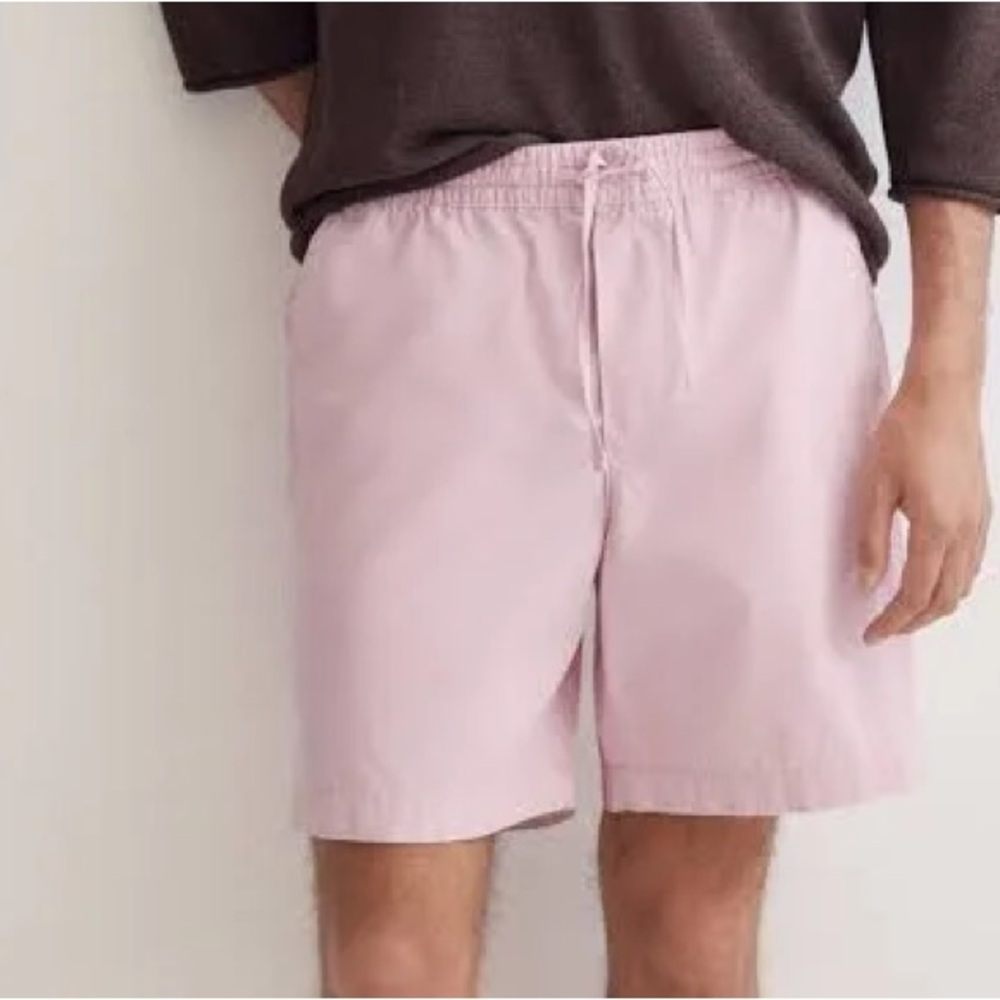 H&M Pink Men's Shorts Relaxed Fit Linen Blend 3XL